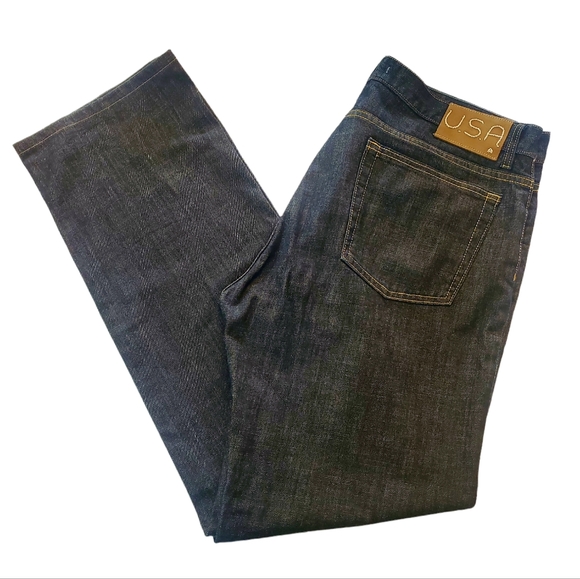 John Varvatos Other - John Varvatos Star USA Authentic Fit Straight Leg Button Fly Mens Jeans 38 x 33